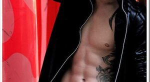 Leather, Tats, and Abs