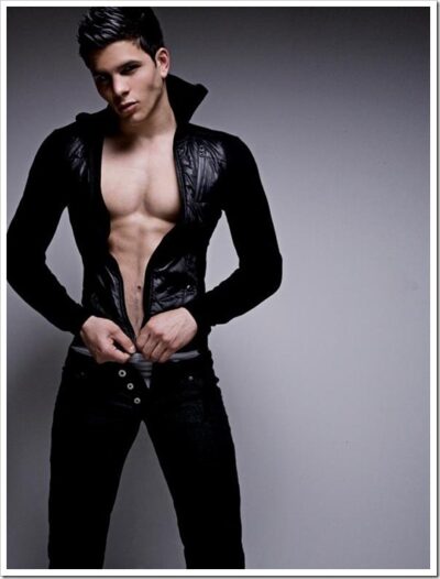 Shirtless in Leather