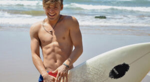 Smiling Surfer Boy