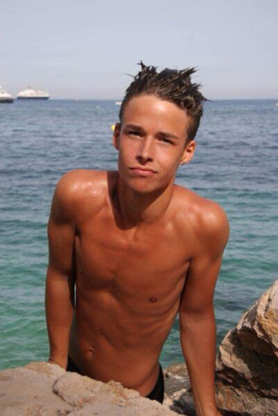 Tanned Beach Boy