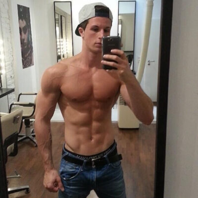 Chiseled Muscle Selfie