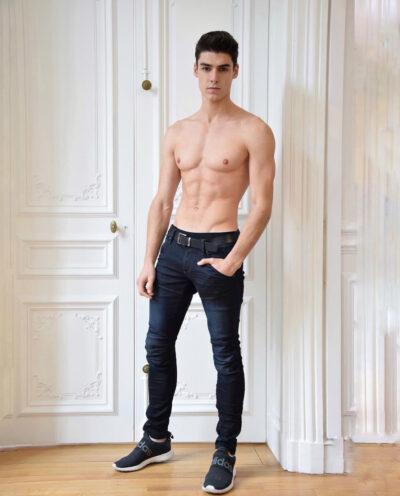 Muscle Model in Skinny Jeans