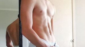 Twink in White Jeans