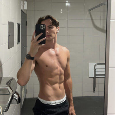 Post Workout Bathroom Selfie