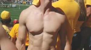 College Football Muscle Boy