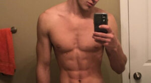 Dick Bulge in Track Shorts