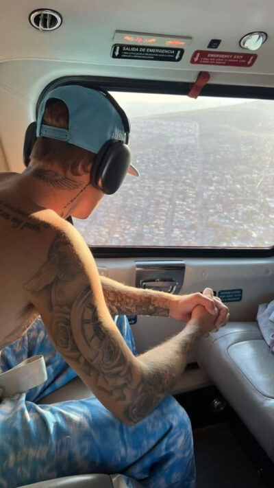 Helicopter Ride with Shirtless Bieber