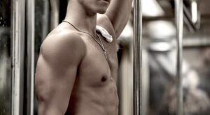 Shirtless on the Subway