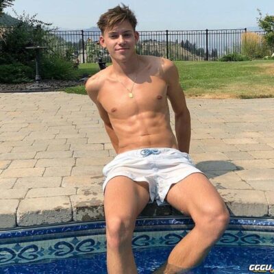 Relaxing Poolside