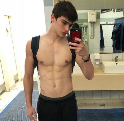Young Ron Bathroom Selfie